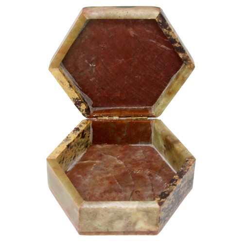 Soapstone Jewellery Box Trinket Hand Carved Keepsake Storage Organiser Box Gift - Picture 15 of 32