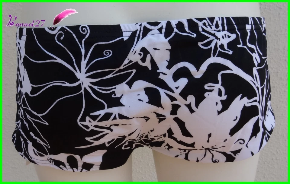 SHORTY Bas de Maillot de Bain TRIUMPH Noir et Blanc Taille 44 ou 46 - AA152 - Photo 3/3