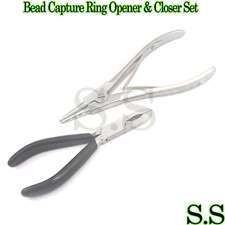 Bead Capture Ring Opener  Closer Set - Ball Closure Body Piercing Tool