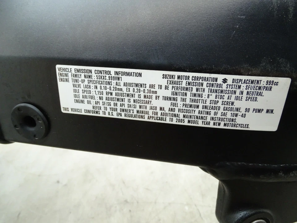 05 SUZUKI GSXR 1000 MAIN FRAME Y F-18 Foto 2 de 4