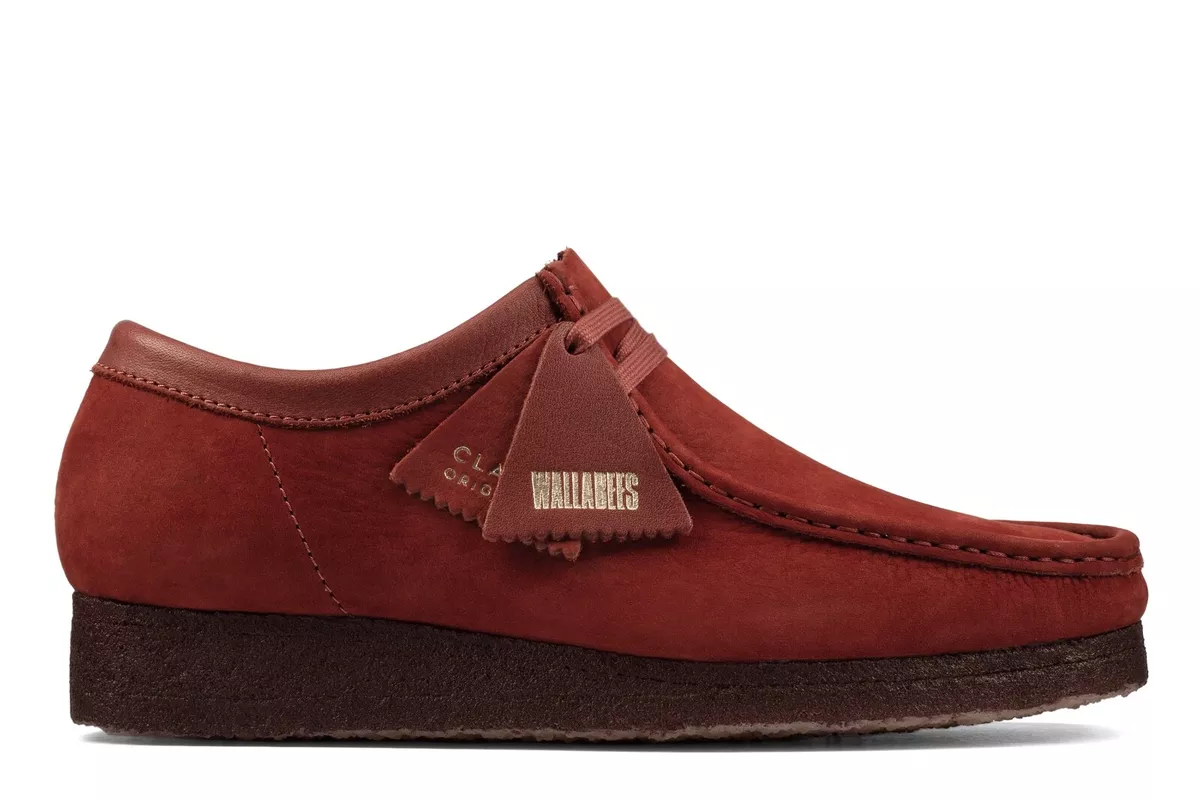 Trække ud Bliver værre Incubus Clarks Originals Men&#039;s Burgundy Nubuck Wallabee 26162550 | eBay