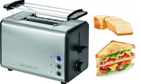 Clatronic Toaster 2-Scheiben Toaster Mit BröTchenaufsatz TA-3620