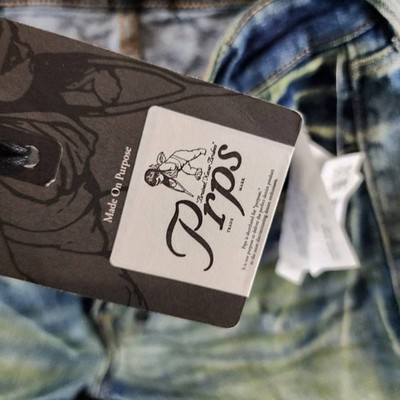 Prps Direction Distressed Skinny Jeans Men's 30 Indigo Faded Denim