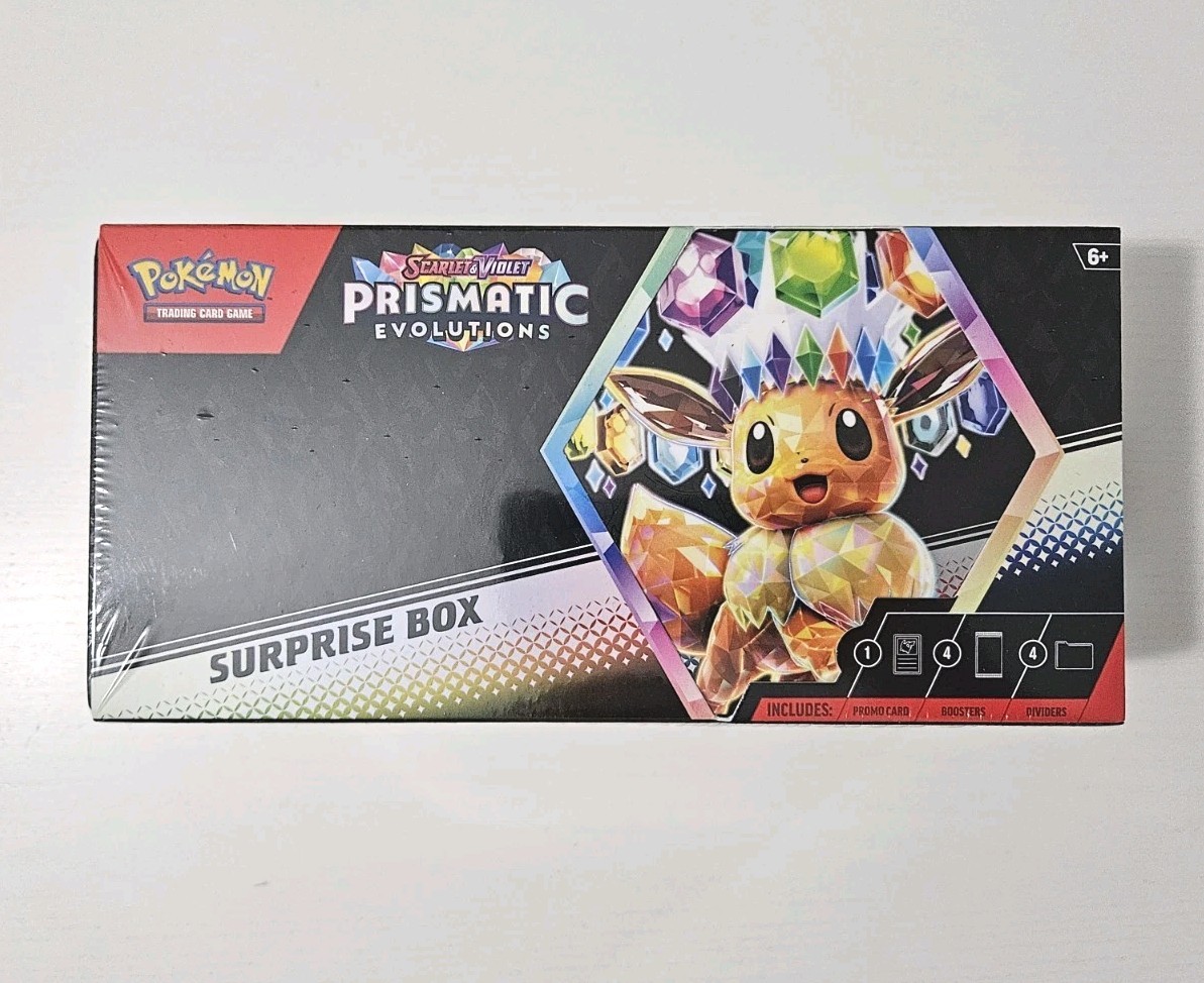 Pokemon TCG Scarlet & Violet Prismatic Evolutions Surprise Box