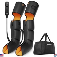 3-in-1 Leg Massager with Compression Therapy for Circulation & Pain Relief
