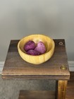 3 Pink Ruby Honeycomb Stone Crystals UV Reactive - Wooden Bowl Included — photo 4
