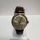 Vintage Timex Mechanical Watch – Gold Tone Case – Date Window – Classic Style