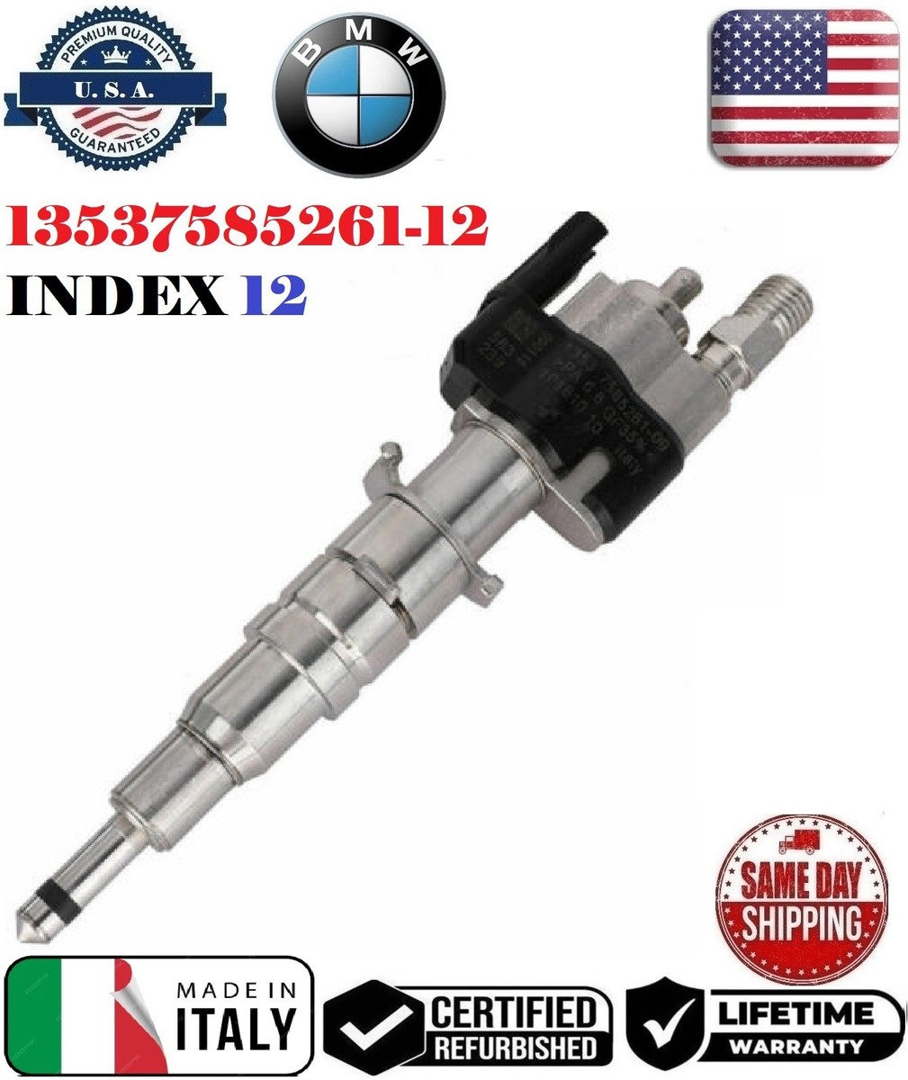 ✓OEM Fuel Injector 13537585261-12 Index 12 for BMW N54 N63 335