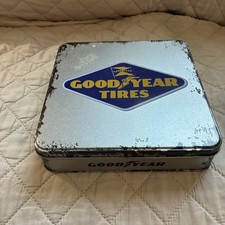 Vintage Collectible Good Year Tires Tin Box
