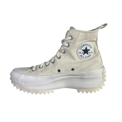 Converse Run Star Hike Hi Daisy White Yellow Womens 8.5 Mens 7 Sneakers A03340C