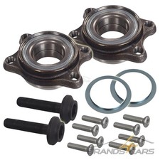 ATEC 2x RADLAGERSATZ RADLAGER VORNE HINTEN FÜR AUDI A4 B5 8D B6 B7 8E BJ 00-09