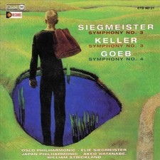 VARIOUS ELIE SIEGMEISTER: SYMPHONY NO. 3; HOMER KELLER: SYMPHONY NO. 3; ROGER GO