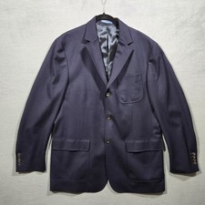 Polo Ralph Lauren Blazer - Mens Size 42 - Blue Made In Italy Viscose