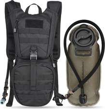 Tactical Hydration System Maximum Gear Backpack with 3L TPU - Black