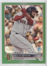 2022 Topps Series 1 1st Edition Green 56/150 Travis Shaw #88 ut4