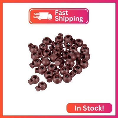 PATIKIL Cord Locks, 100 Pack Ball Spring Toggle Stopper for Drawstring Bag Shoel