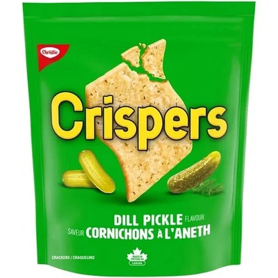 2 x Christie Crispers Dill Pickle Crackers 145g / 5.1 oz - FRESH from Canada