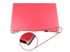 SAMSUNG GALAXY XE530QDA LCD BACK COVER ASSEMBLY BA98-02352B  CHIPPED PLASTIC 