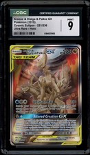 Pokemon CGC 9 Arceus & Dialga & Palkia GX 221/236 Cosmic Eclipse Full Art Mint on eBay