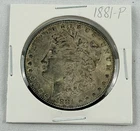 1881-P Morgan Silver Dollar $1 Philadelphia Mint US Coin Circulated