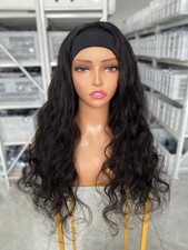 180 density 24inch Loose Wave Headband Wig Brazilian Human Hair For Black Women