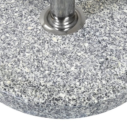 Charles Bentley 15Kg Round Granite Parasol Base Stone Umbrella Stand - Picture 6 of 7