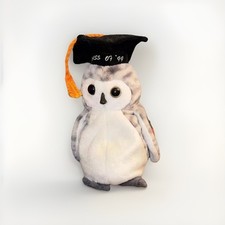 Ty Beanie Baby OWL Wiser 1999 Graduation Class of 1999 Plush Owl W/ Tags