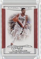 2018-19 Panini National Treasures 60/99 CJ McCollum #23 p8v