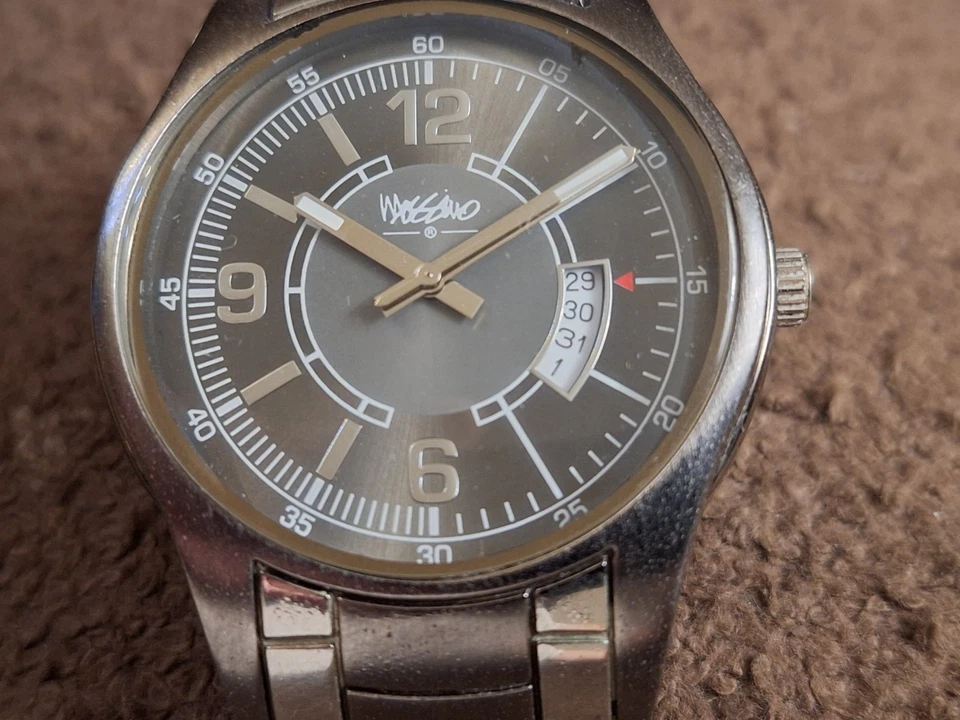 Lote 3 Mossimo Heavy Works - Banda Larga de Cuarzo Funciona - Timex Ironman??- Banda fósil Foto 3 de 4