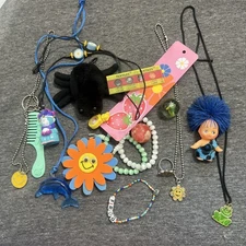 VTG 90's Nostalgia Collectibles Junk Drawer Lot Jewlery. Toys. Misc.