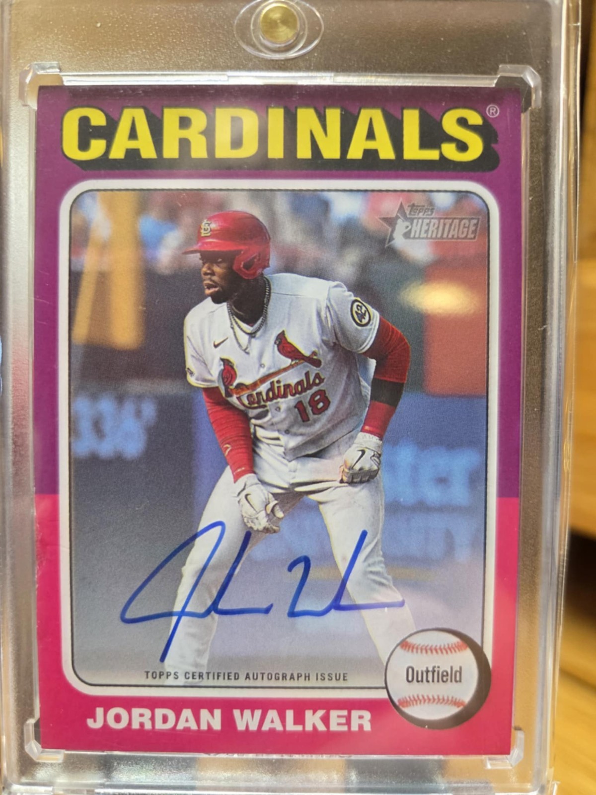 2024 Topps Heritage Real One Special Edition Jordan Walker Auto