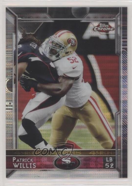2015 Topps Chrome Pulsar Refractor Patrick Willis #67 HOF 0m0