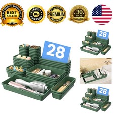 Military Grade Drawer Organizer Vanity Bathroom Makeup Desk Organizer