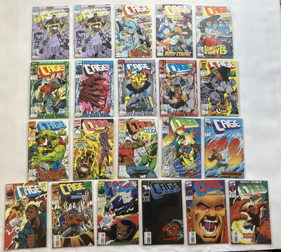 (20) 1992-93 MARVEL CAGE COMIC BOOK COMPLETE RUN 1-20 VF/NM