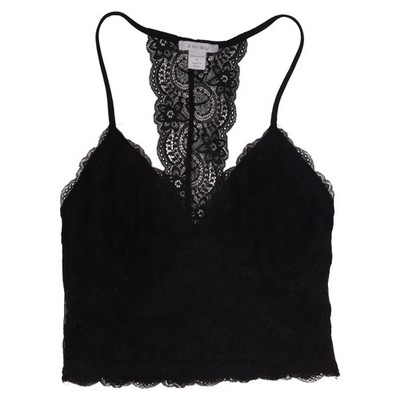 Amisu, Bralette, Größe: S, Schwarz, Blumen, Spitze, Damen #LK6