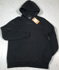 Quiksilver DryFlight Hoodie Men Medium Black Small Logo Pockets Fleece New 80