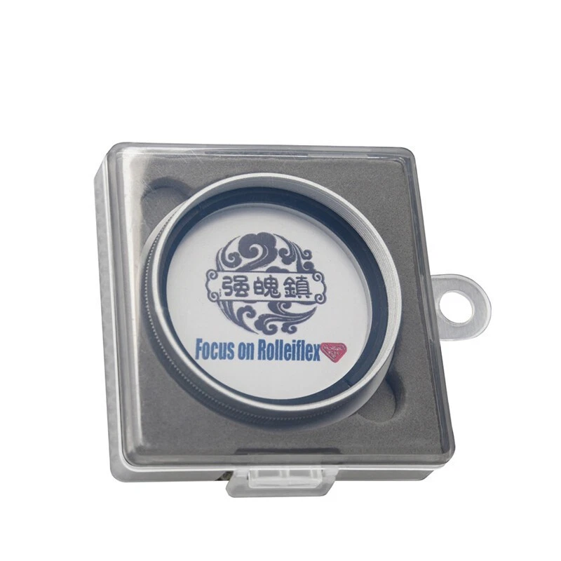 Rolleiflex Rolleicord Bay I Bay II Bay III UV Lens Filter Silver Black Ring New - Image 2 of 4