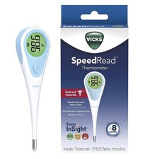 Vicks Speedread Digital Thermometer 8 Second Results For Adults And Kids