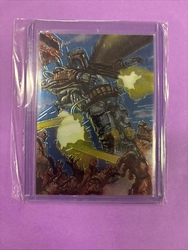 1996 TOPPS STAR WARS FINEST ALL-CHROMIUM SERIES ONE SWF 1 Boba Fett Vintage