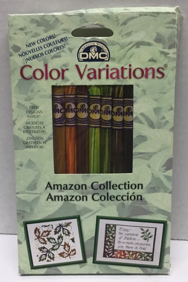 DMC Color Variations Blue Lagoon and Amazon Collection Floss Skeins - Image 3 of 4