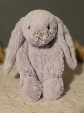 Jellycat Hyacinth Bashful Bunny Medium Soft Plush Toy VGC Retired