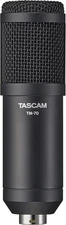 Tascam Dynamic Microphone for Broadcast Microphone(TM-70), Black