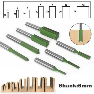 6MM Dochte Router Spitze Skulptur Doppel Müllung Heißer Stab Verkauf Neu