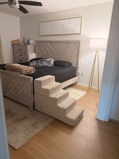 Eheyciga Beige Dog Stairs