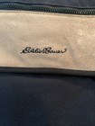 Large Eddie Bauer Diaper Travel Bag Navy&  Tan Suede With Changing Pad — photo 2