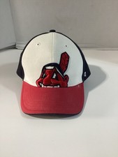Cleveland Indians Chief Wahoo '47 Brand Embroidered Logo Hook And Loop Hat Kids