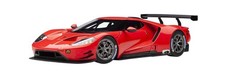 Autoart Ford GT Le Mans Plain Color Version Red 1/18 Model Car