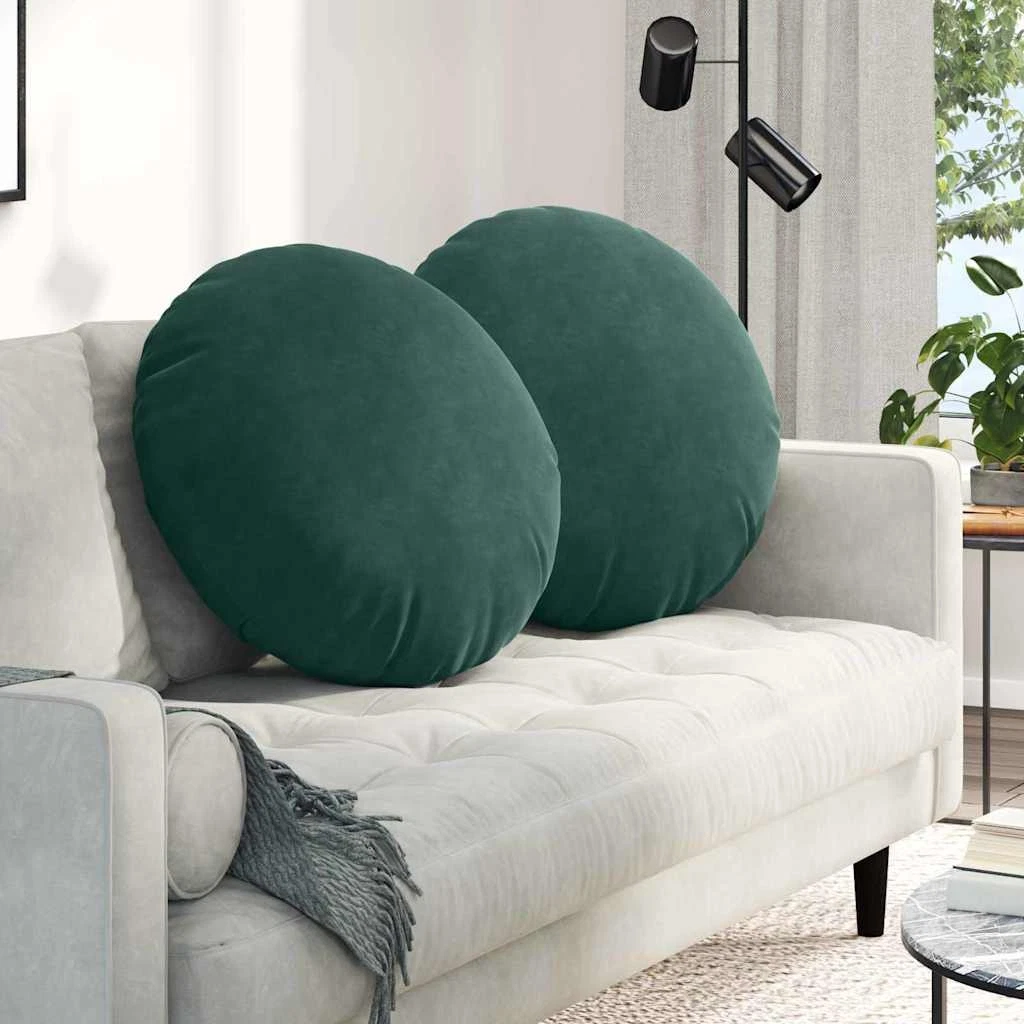 Cuscino Elasticizzato In Velluto Per Divano – Verde, Misura 50-70 Cm, Con Orlo Elastico, Fodera Morbida Lavabile - 3