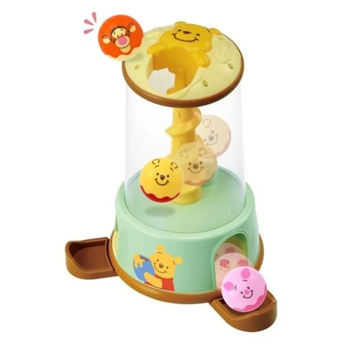 Disney Kurukuru Gororin 2WAY Ball Tower Winnie the Pooh Play Set for Kids - Picture 1 of 8