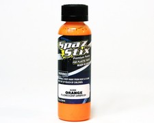 Spaz Stix 02200 - Orange Fluorescent Airbrush Ready Paint, 2oz Bottle